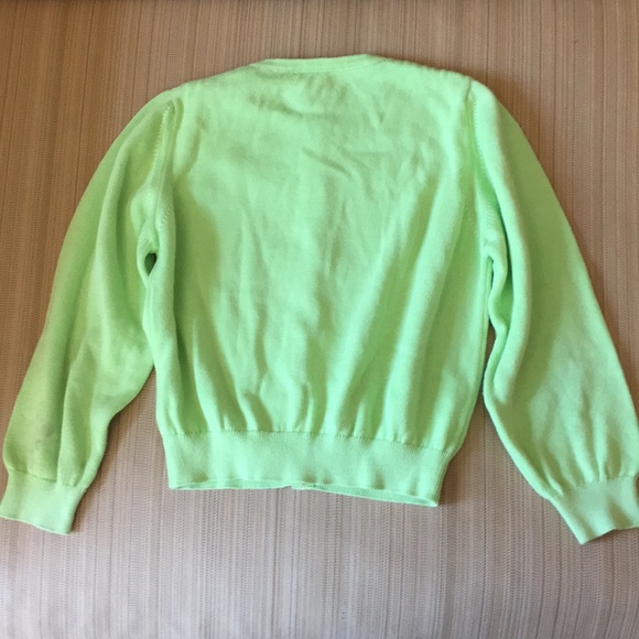 Green Lilly Pulitzer cardigan Sz 5 As-is - Picture 4 of 4